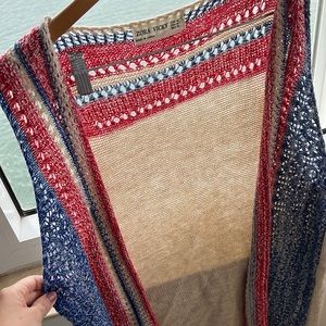 Zara Vicky cardigan flares linen